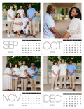 Custom Personalized Photo Magnetic Monthly Calendar